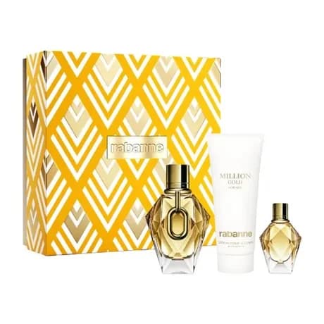 P.RABANNE MILLION GOLD HER EPV 90ML+BF 90 ml + 100 ml + 5 ml